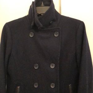Dark baby coat petite from banana republic